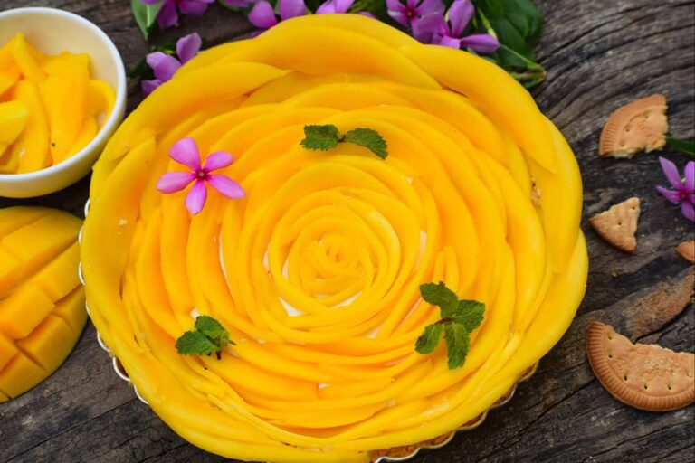 Mango Rose Tart